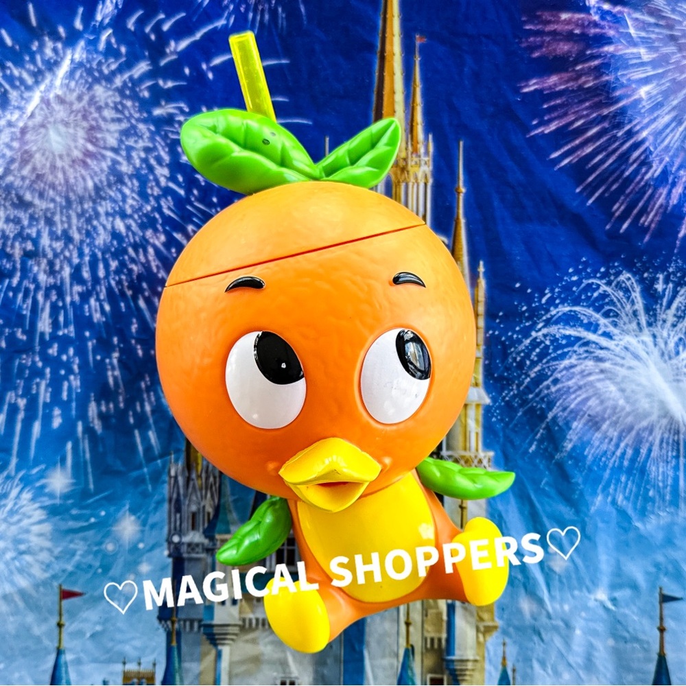 Disney Parks 2019 EPCOT Flower & Garden Festival Orange Bird Souvenir Sipper Cup